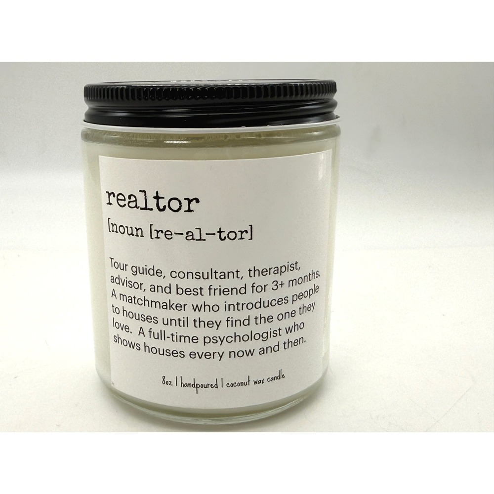 SmellsLike Candle Co Realtor Gift 8oz Coconut Wax Candle Pineapple Sage NEW